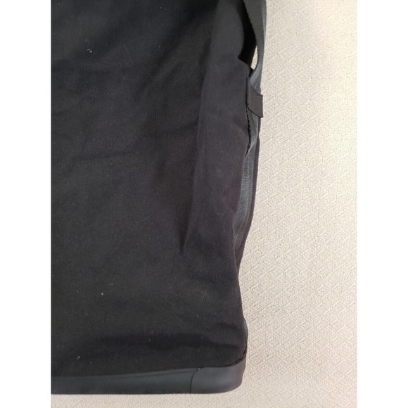 Fatboy Bag Mens Medium M Black Metallic Soul Canvas Adjustable Strap Zipper Tote - Picture 10 of 14